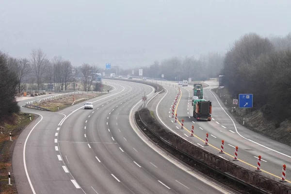 Aussichtsreicher Blick Auf Die Verkehrsinfrastruktur — Stockfoto