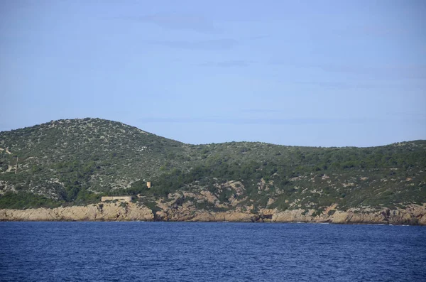 Dragonera Een Onbewoond Eilandje Balearen Spanje Gelegen Voor Westkust Van — Stockfoto