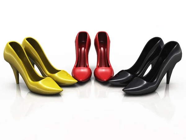 Zapatos Mujer Alemanes — Foto de Stock