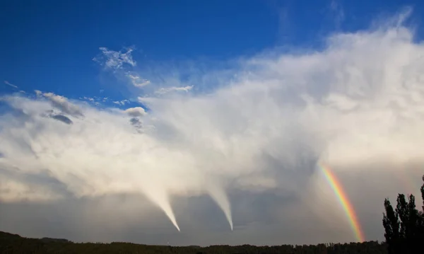 Tornade Ouragan Dans Ciel Catastrophe Naturelle — Photo