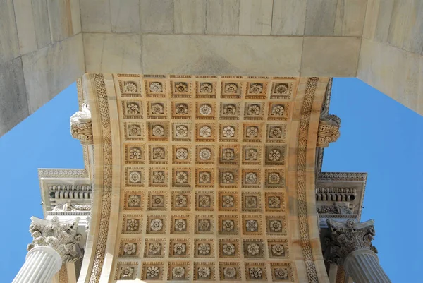 Μιλάνο Λεπτομέρεια Arco Della Pace — Φωτογραφία Αρχείου