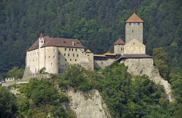 Vista Panorâmica Majestosa Arquitetura Medieval Castelo — Fotografia de Stock