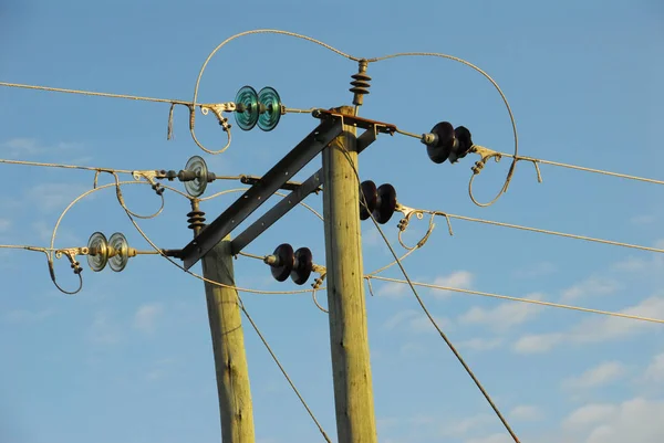 Poles Power Africa — Stock Photo, Image