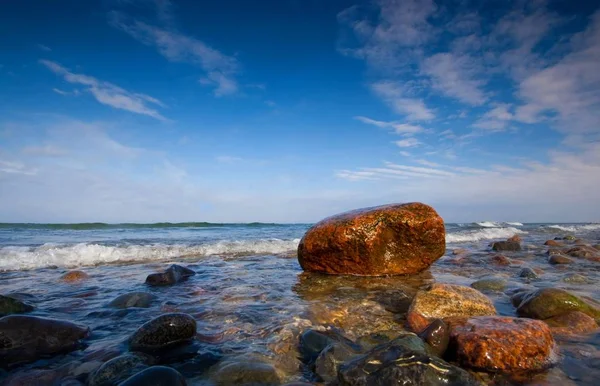 Costa Báltica Isla — Foto de Stock