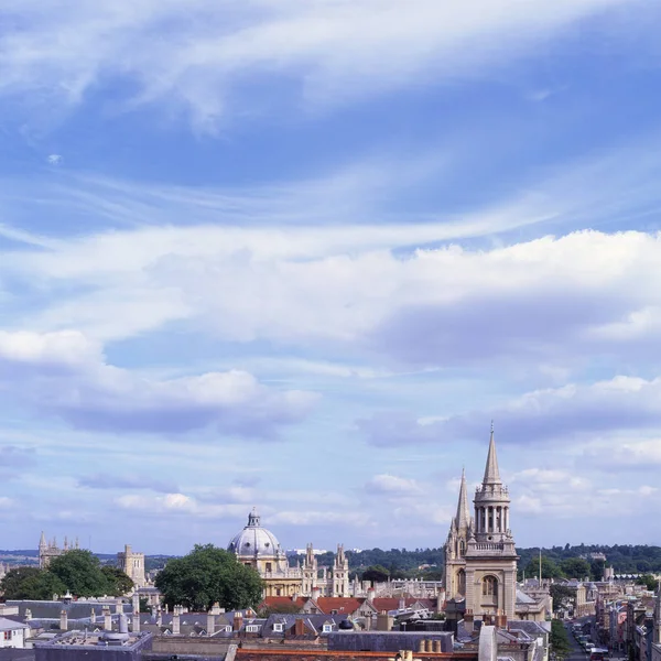 Скайлайн Над Оксфорд Сіті Англія Виставка Святої Марії 039 — стокове фото