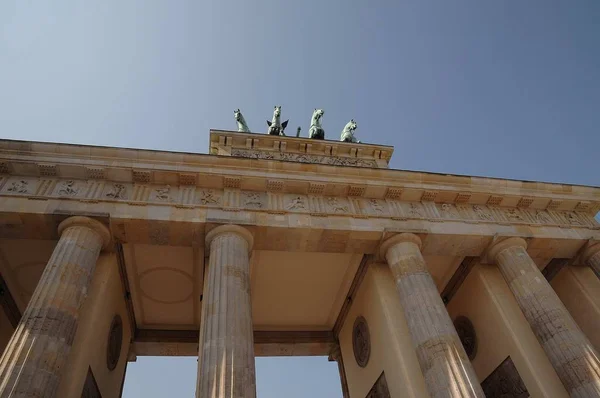 Braniborská Brána Berlíně — Stock fotografie