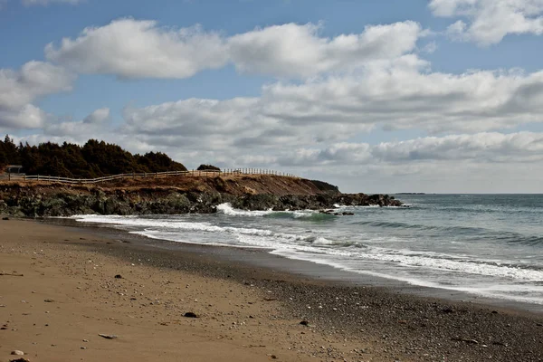 Vue Panoramique Des Dunes Mise Point Sélective — Photo