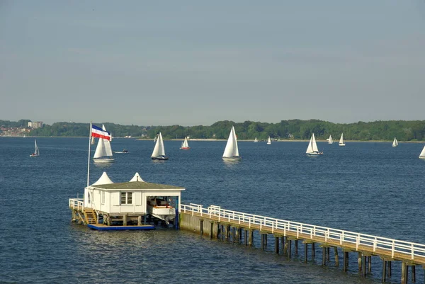 Vista Panorâmica Navio Vela — Fotografia de Stock