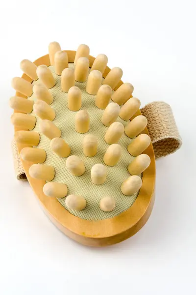 Massage Brush White Background — Stock Photo, Image