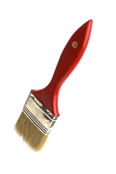 Paintbrush Isolerad Vit Bakgrund — Stockfoto