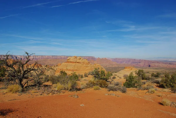 Vermillion Uçurumları Powell Gölü Yakınlarındaki Turuncu Kırmızı Varyasyonlar Arizona — Stok fotoğraf