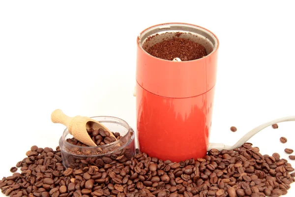 Kaffeebohnen Hintergrund Nahaufnahme — Stockfoto