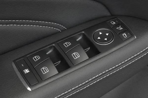 Close Car Door Control Panel — Stock Photo, Image