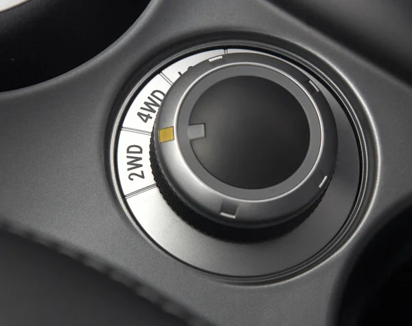 Close Car Wheel Drive Selector — Stock Photo, Image
