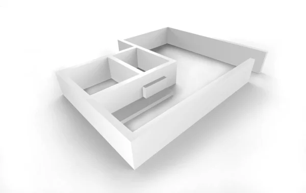 House Floor Plan — 图库照片