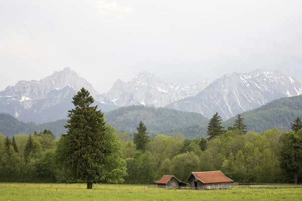 Krásné Panorama Alpách Německu — Stock fotografie