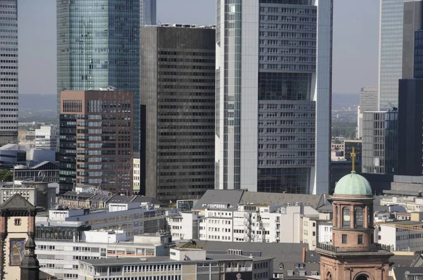 Vista Panorâmica Majestosa Cidade Urbana — Fotografia de Stock