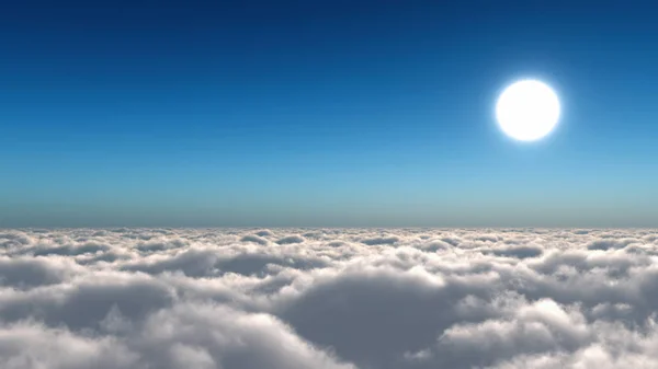 Sobre Las Nubes Hermoso — Foto de Stock