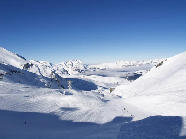 Vista Panoramica Bellissimo Paesaggio Alpino — Foto Stock