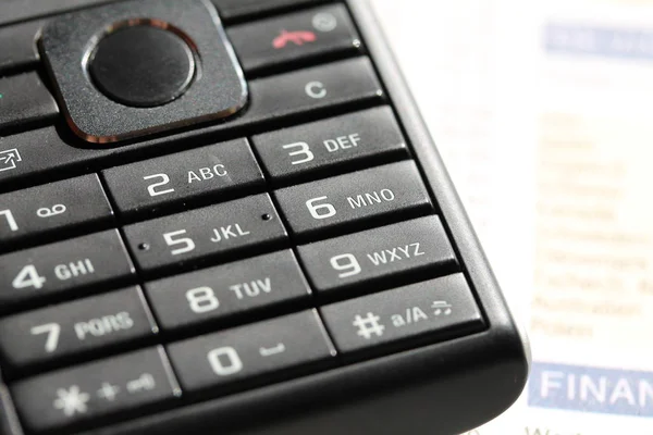 Teclado Telefone Celular — Fotografia de Stock