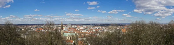 Εικόνα Δείχνει Μια Θέα Πάνω Από Bielefeld Από Σπαρένμπουργκ — Φωτογραφία Αρχείου