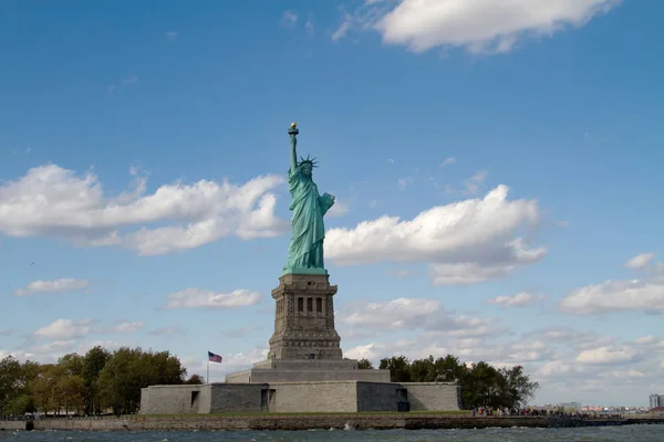 Estátua Liberdade Ilha Liberdade Nova York — Fotografia de Stock