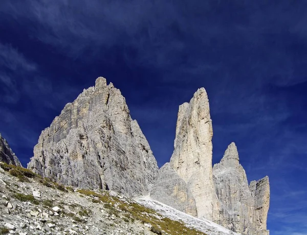 Malebný Pohled Majestátní Krajinu Dolomitů Itálie — Stock fotografie