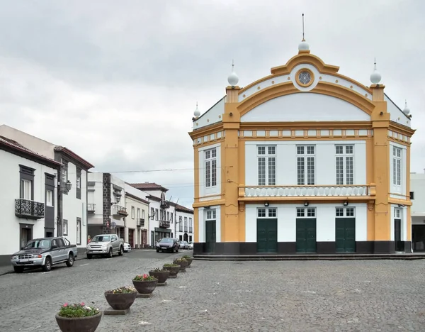 Paisaje Arquitectónico Ponta Delgada Capital Los Azores — Foto de Stock