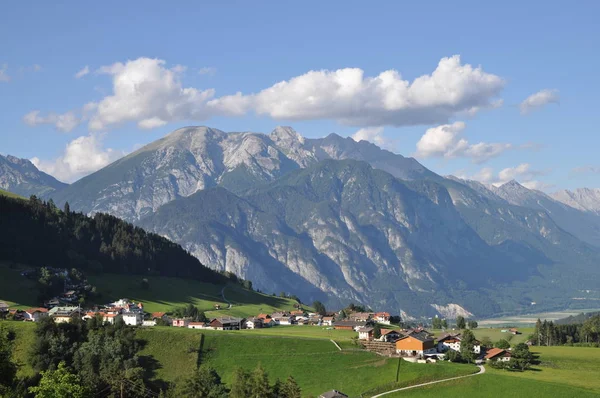 Vista Panorâmica Bela Paisagem Alpes — Fotografia de Stock