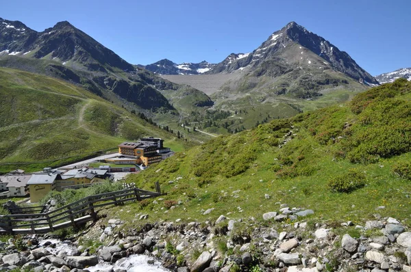 Vista Panoramica Bellissimo Paesaggio Alpino — Foto Stock