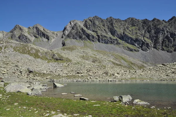 Vista Panorámica Del Majestuoso Paisaje Los Alpes — Foto de Stock