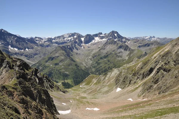 Vue Panoramique Sur Magnifique Paysage Alpin — Photo