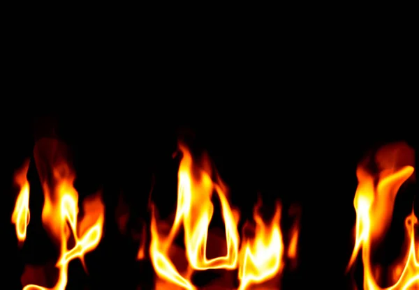 Burning Red Fire Flame — Stock Photo, Image