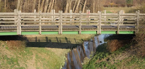 Malowniczy Widok Architekturę Konstrukcji Mostu — Zdjęcie stockowe