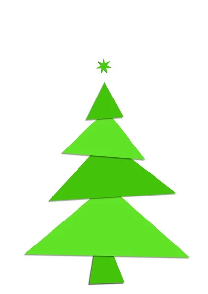 Festivo Natal Árvore Feriado Decorações — Fotografia de Stock