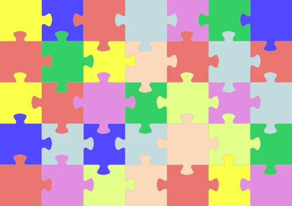 Jigsaw Puzzle Connectivity Game — Stock Photo, Image