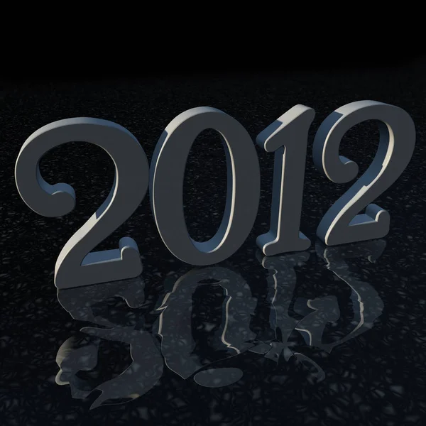 Typography 2012 Reflected Floor — Stock Photo, Image