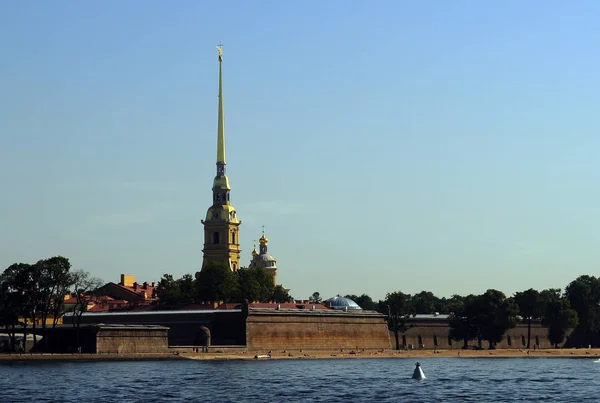 Bewunderung Heiligem Petersburg Vom Ufer Der Neva — Stockfoto