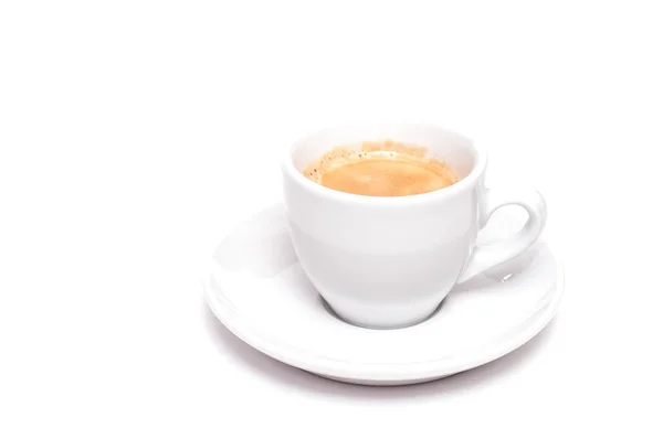 Une Tasse Espresso Italien Crème — Photo