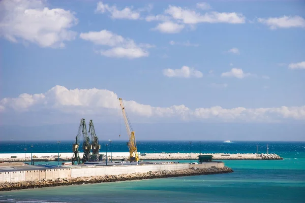 Vue Panoramique Sur Magnifique Paysage Portuaire — Photo