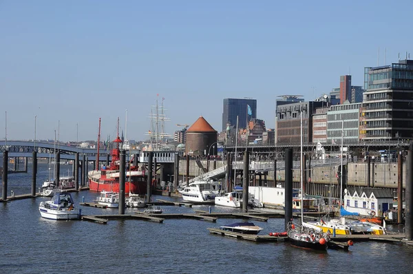 Cidade Porto Hamburgo Alemanha — Fotografia de Stock