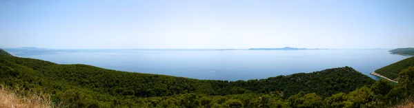 Πανοραμική Θέα Της Κόρτσουλα Και Της Αδριατικής Θάλασσας — Φωτογραφία Αρχείου