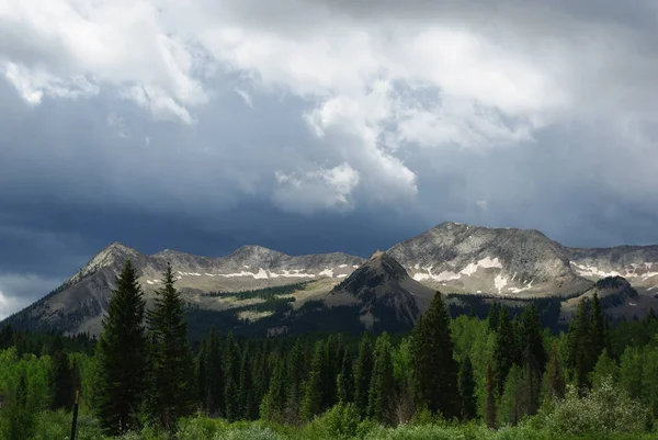 Licht Schaduw Rocky Mountains Colorado — Stockfoto