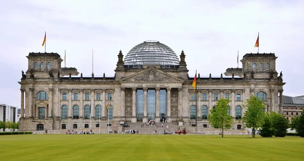 Reichstag Berlinie 1999 Siedziba Niemieckiego Bundestagu — Zdjęcie stockowe