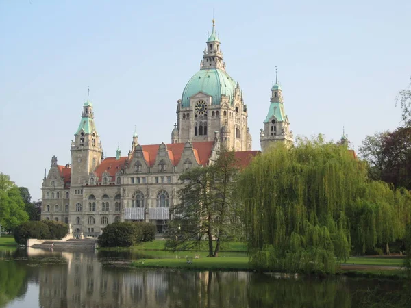 New Town Hall Hannover Lower Saxony — стоковое фото