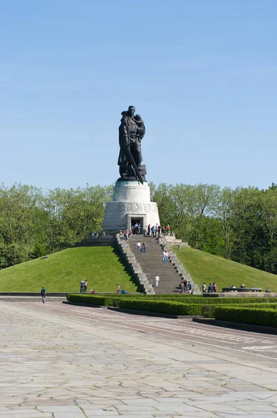 Monumento Alla Guerra Sovietica Treptower Park — Foto Stock