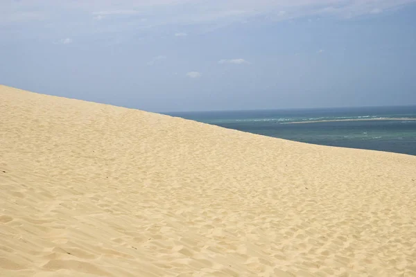 Desert Dunes Nära Havet — Stockfoto