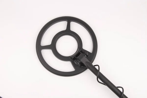 Black Metal Detector Isolated White Background — Stock Photo, Image