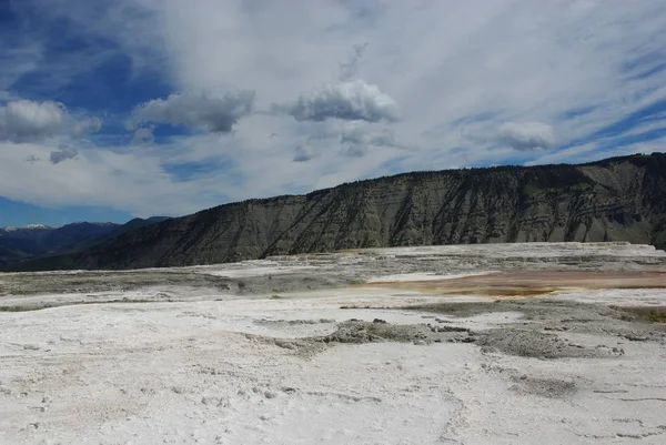 Altopiano Calcareo Alte Montagne Parco Nazionale Yellowstone Wyoming — Foto Stock