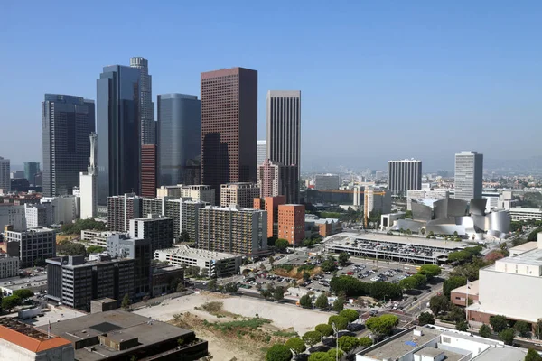 Linha Horizonte Centro Los Angeles — Fotografia de Stock